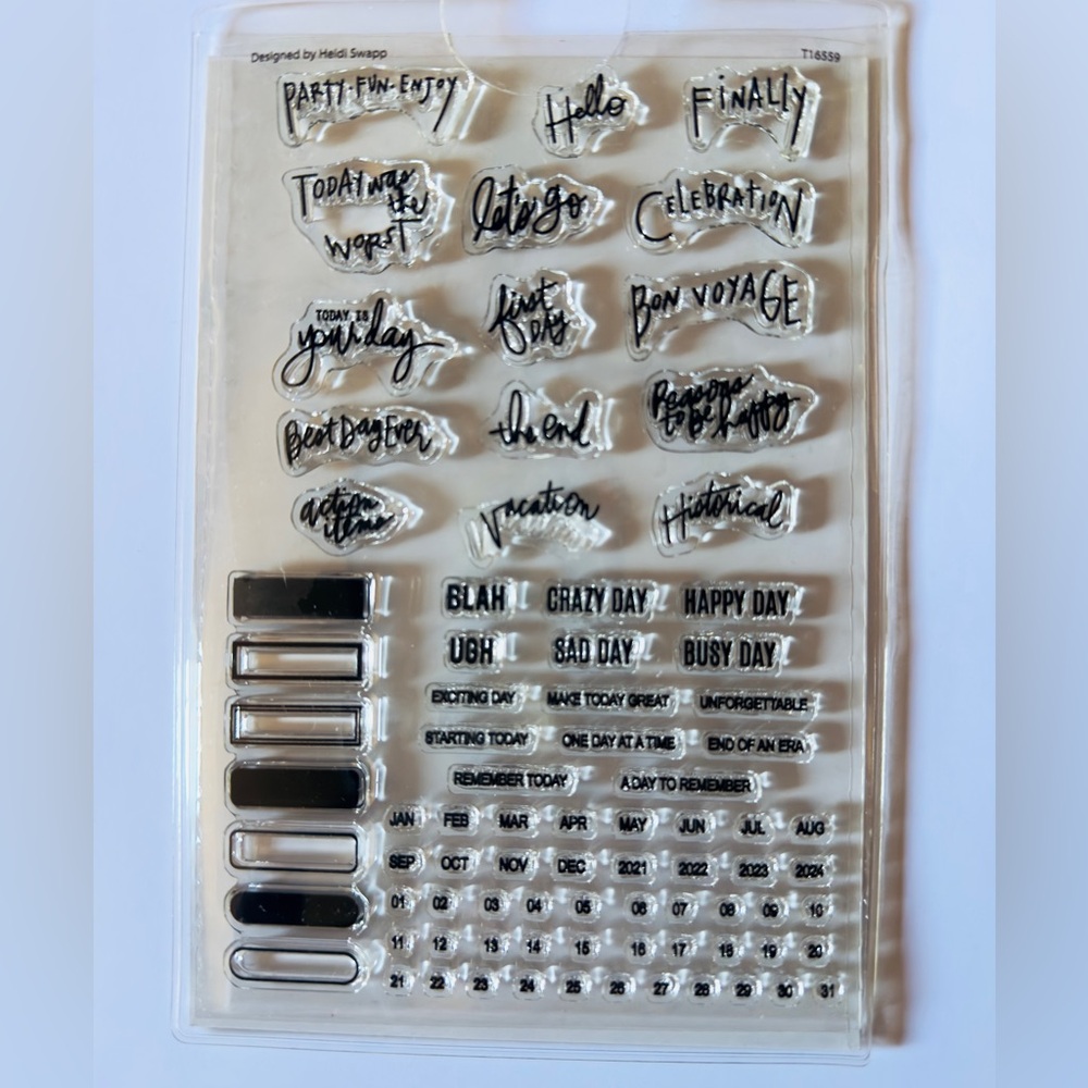 4x6 Heidi Swapp Photopolymer Stamp Set